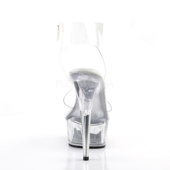 Clear Platform Adore Ankle Boot 7 Inch Heel Open Toe  Transparent Platform High Heel Ankle Boots